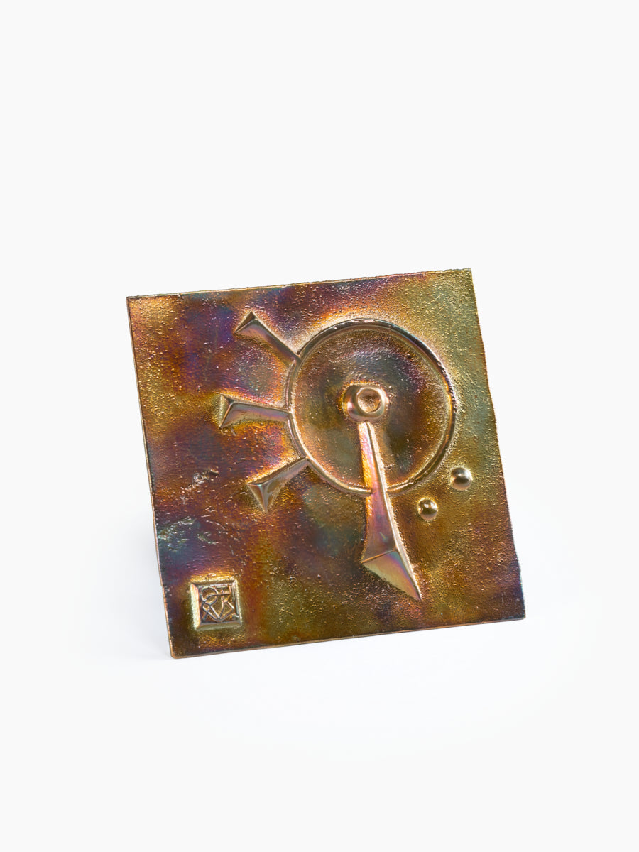 #325 Large Bronze Tile