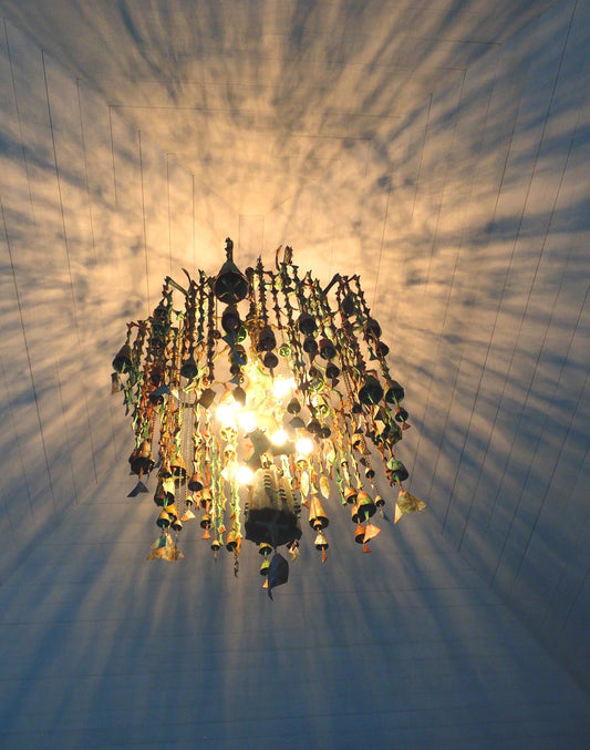 Cosanti Originals Artisan Works Spotlight:  Chandelier Assemblies, Crafted by Christopher Hardy