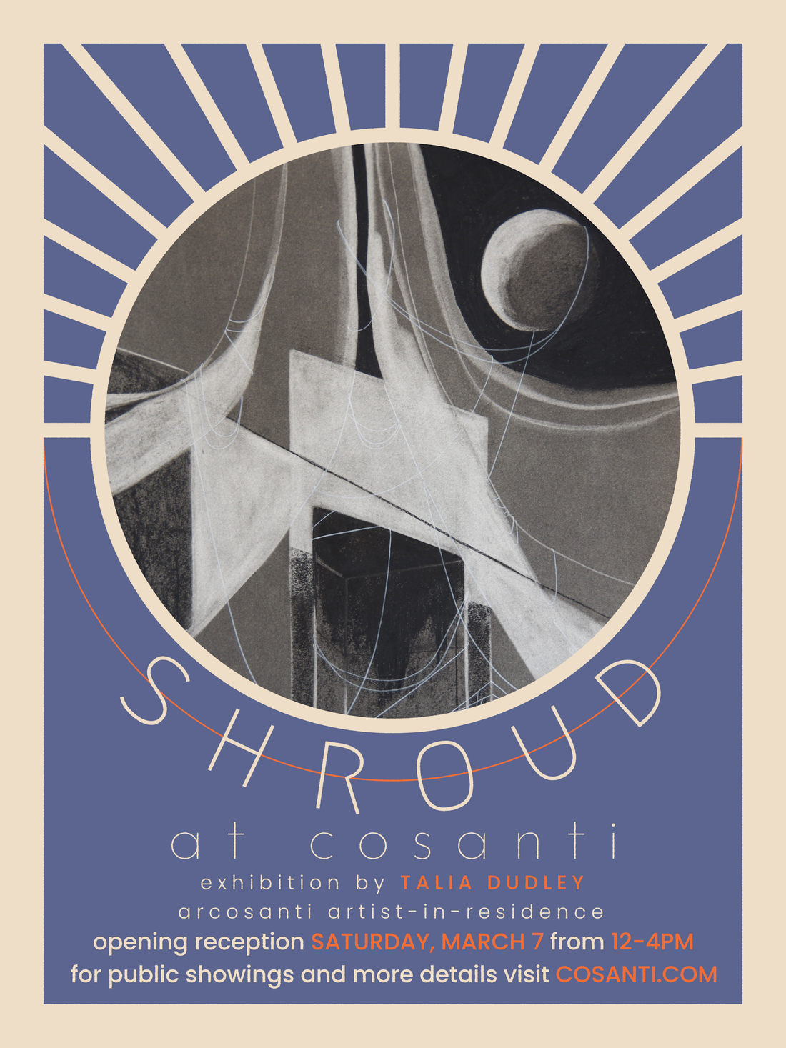 Talia Dudley's "Shroud" at Cosanti