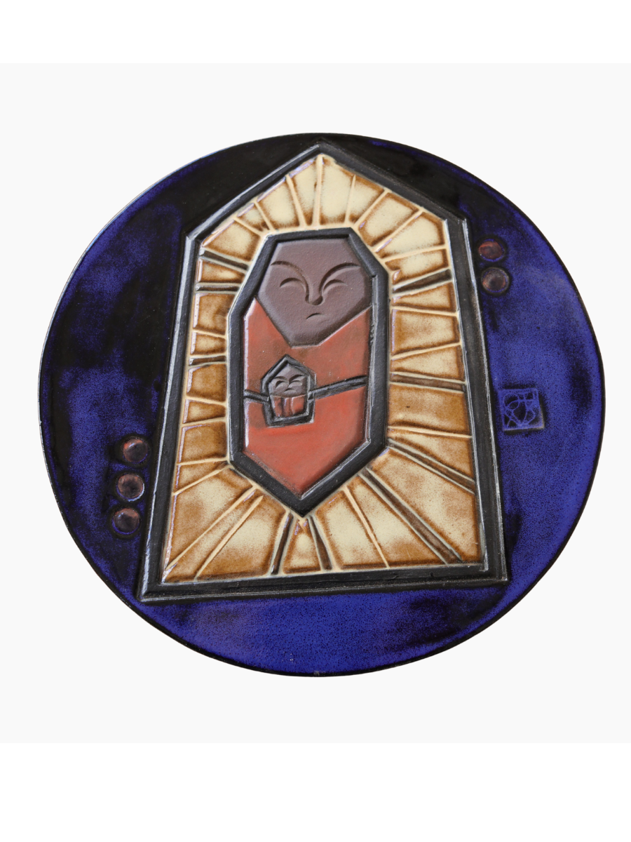 #728 - Mother and Child Large Round