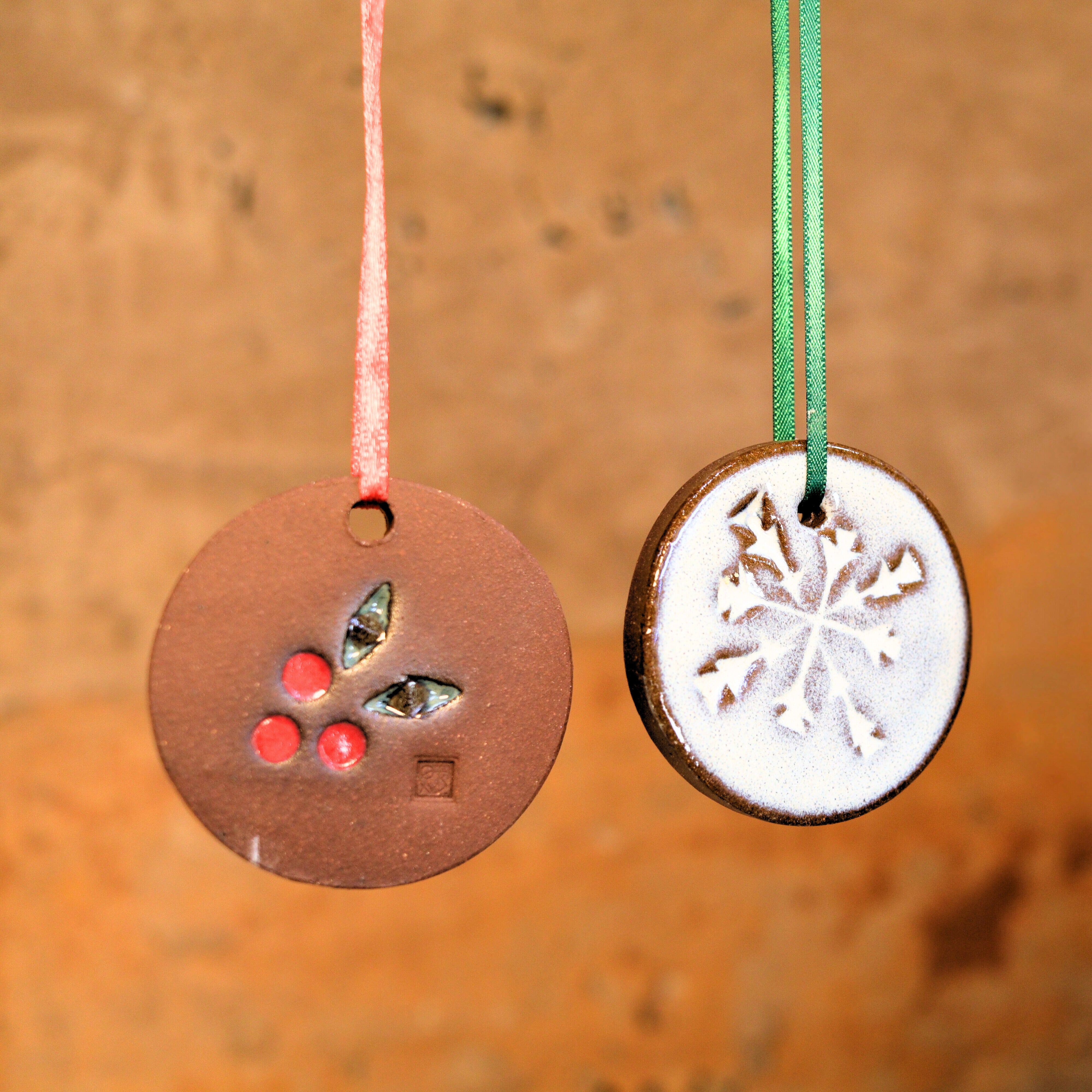 Holiday Ceramic Ornaments