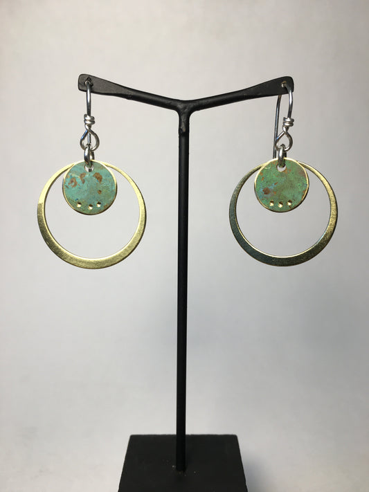 Lunar Eclipse Earrings - Cosanti Originals