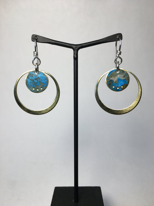 Lunar Eclipse Earrings - Cosanti Originals