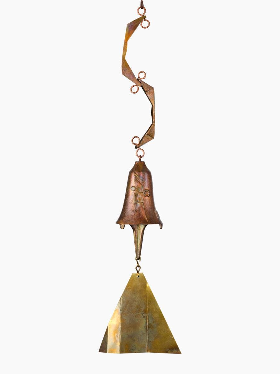 #101 bronze hanging windbells