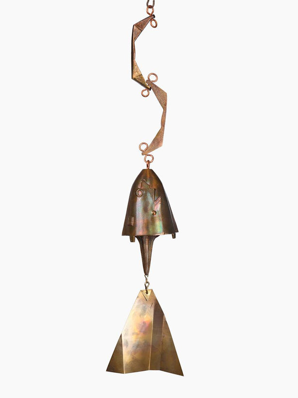 #102 bronze windbell