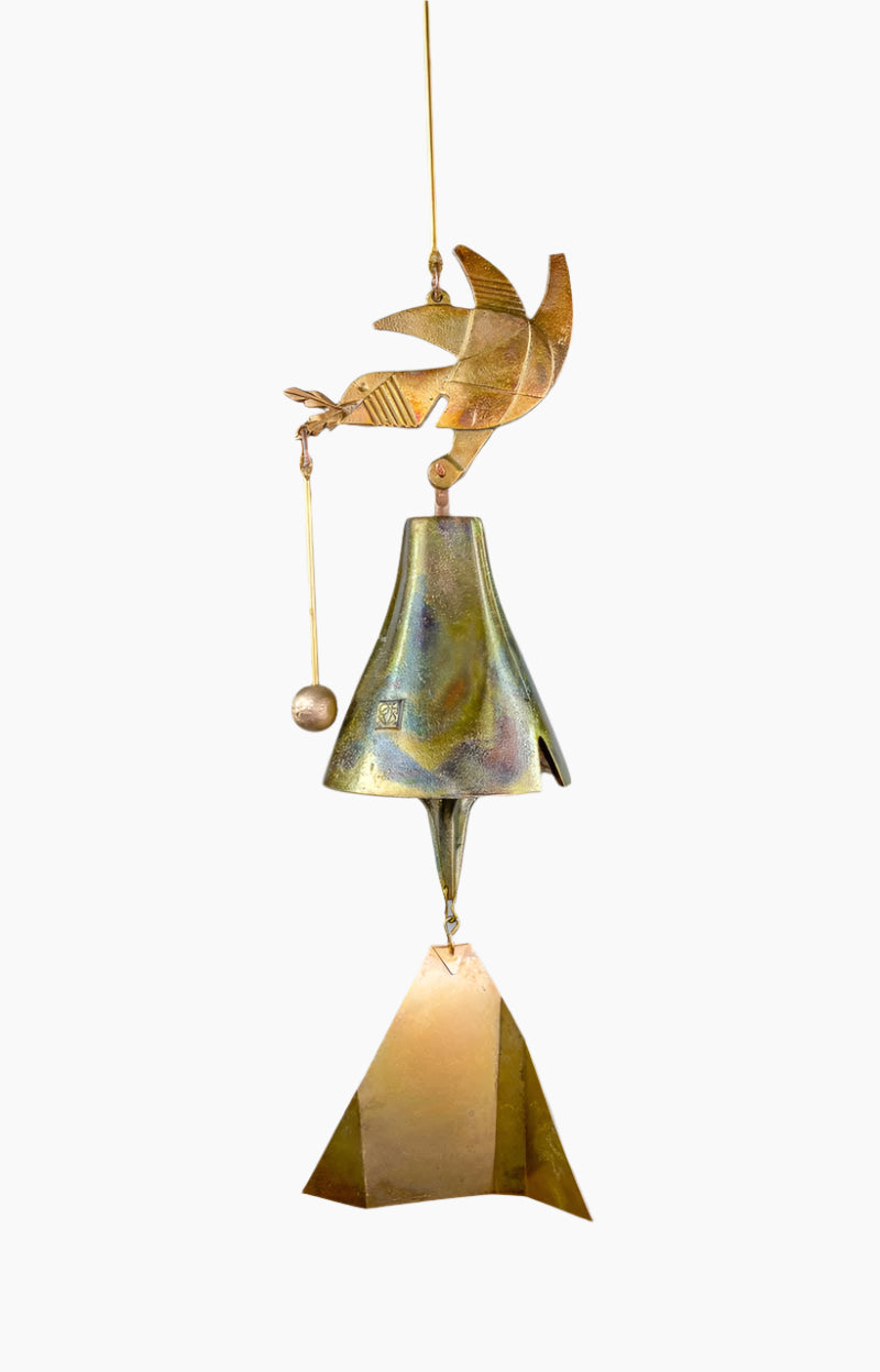#184SP - Space for Peace Bronze Windbell