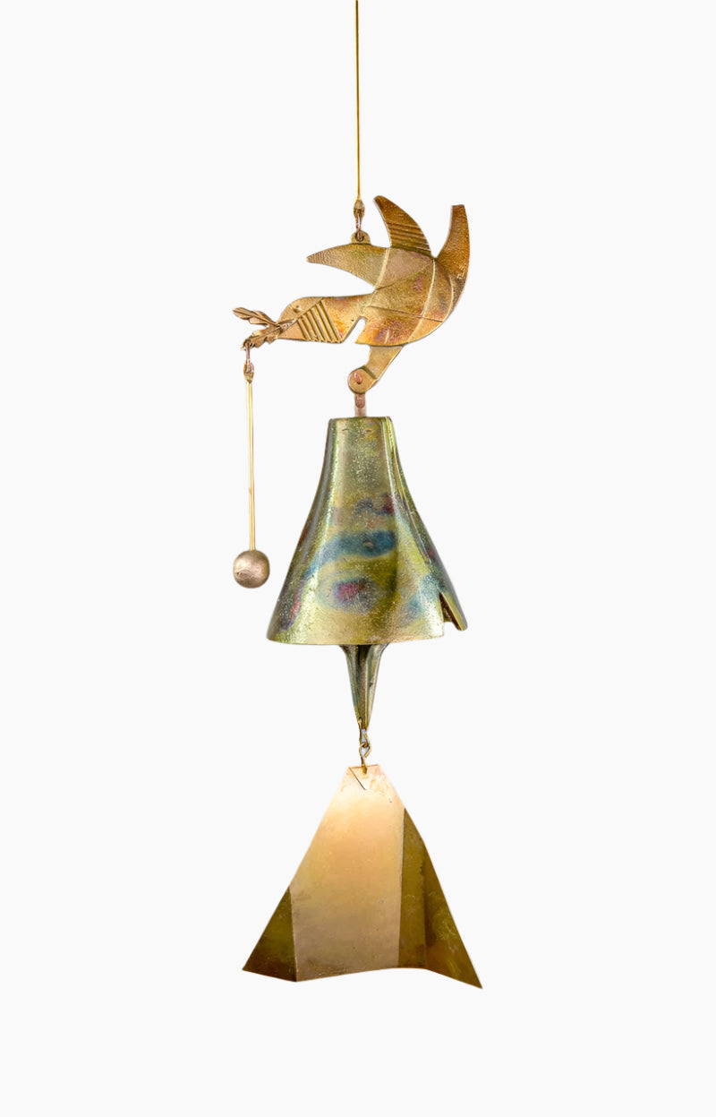 #184SP - Space for Peace Bronze Windbell