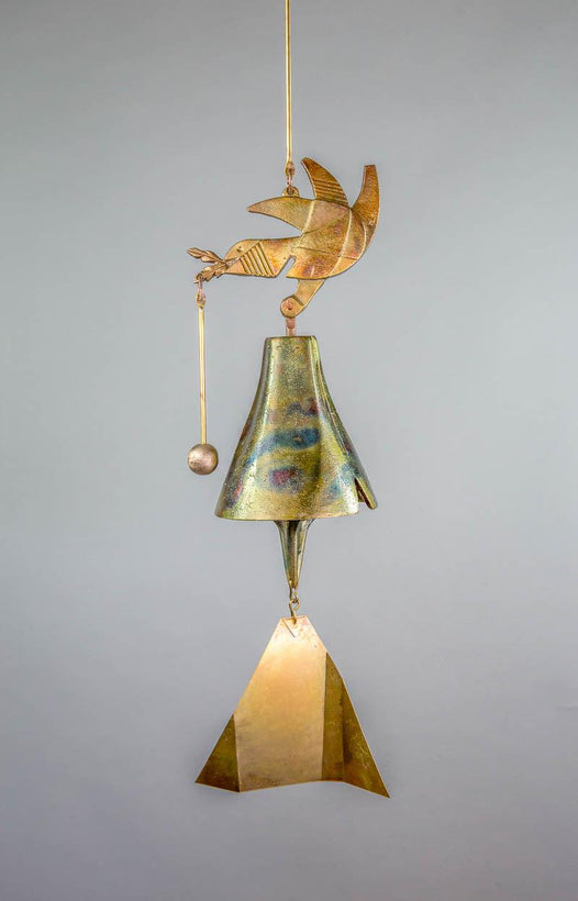 #184SP - Space for Peace Bronze Windbell