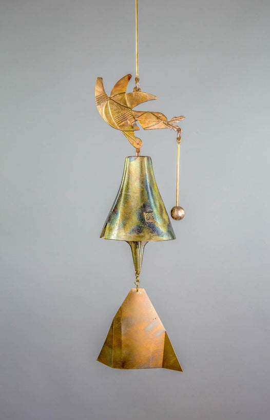 #184SP - Space for Peace Bronze Windbell