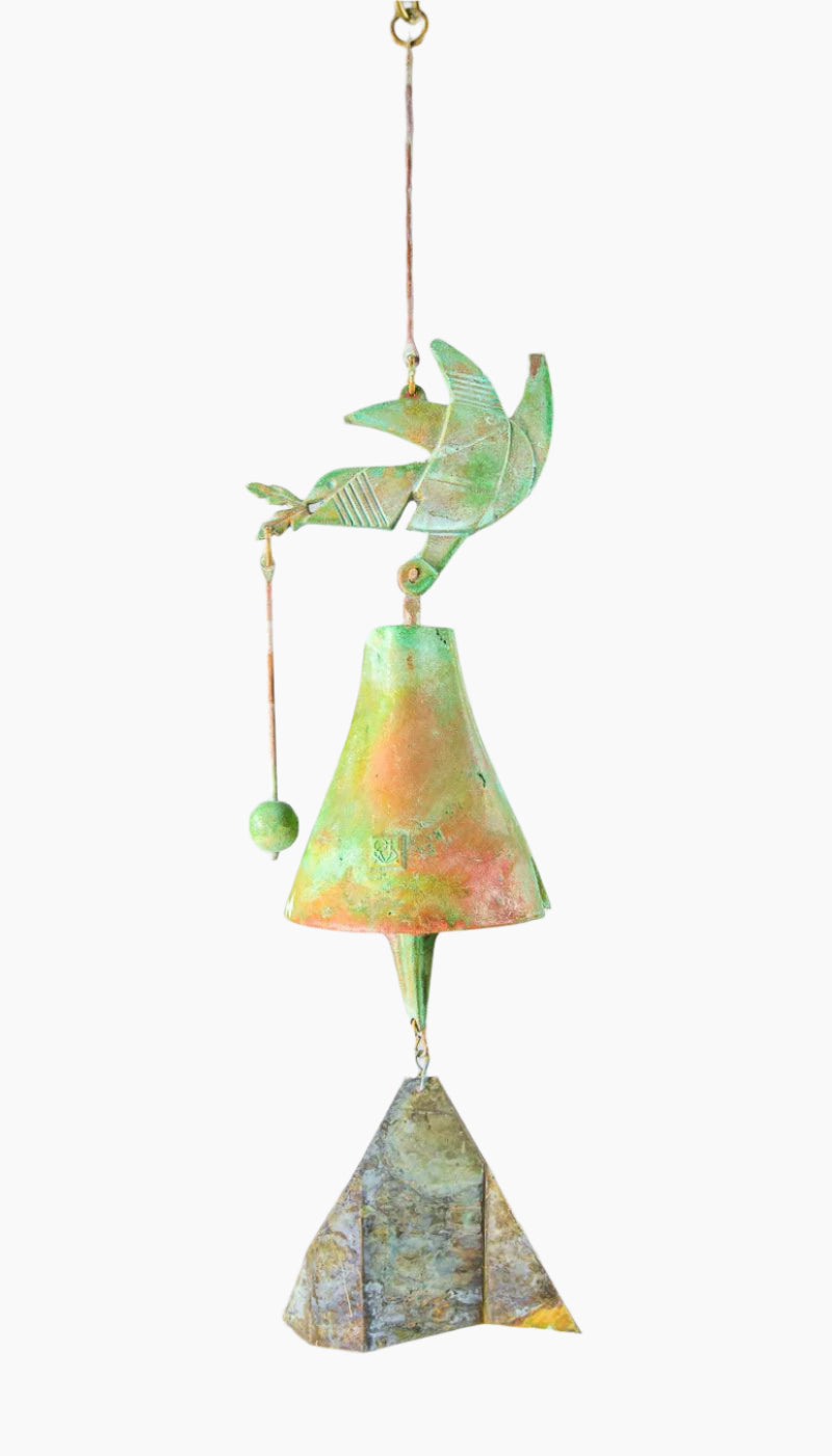 #184SP - Space for Peace Bronze Windbell