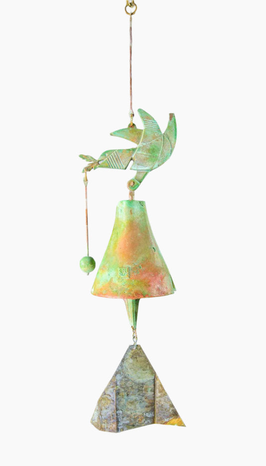 #184SP - Space for Peace Bronze Windbell