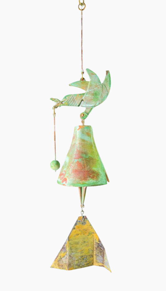 #184SP - Space for Peace Bronze Windbell