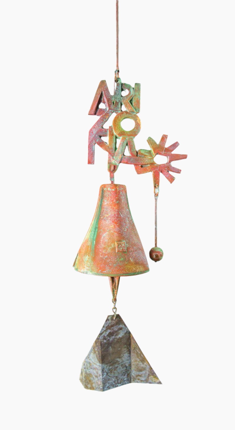 185SA - Arizona Support the Arts Bronze Windbell – Cosanti Originals