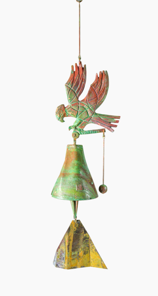 #185SE - Save the Wilderness-Eagle Bronze Windbell