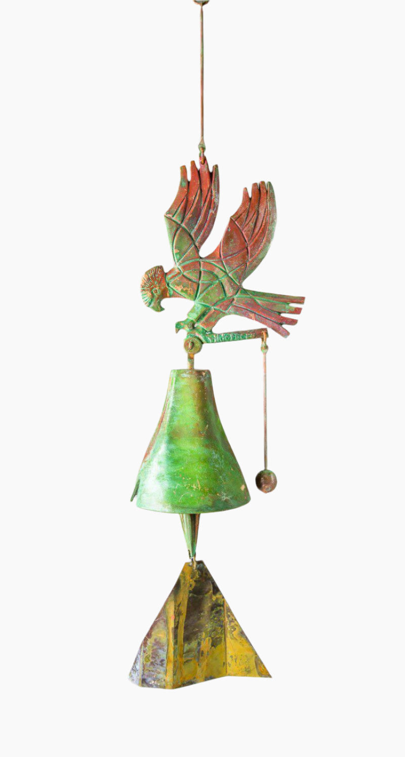 #185SE - Save the Wilderness-Eagle Bronze Windbell