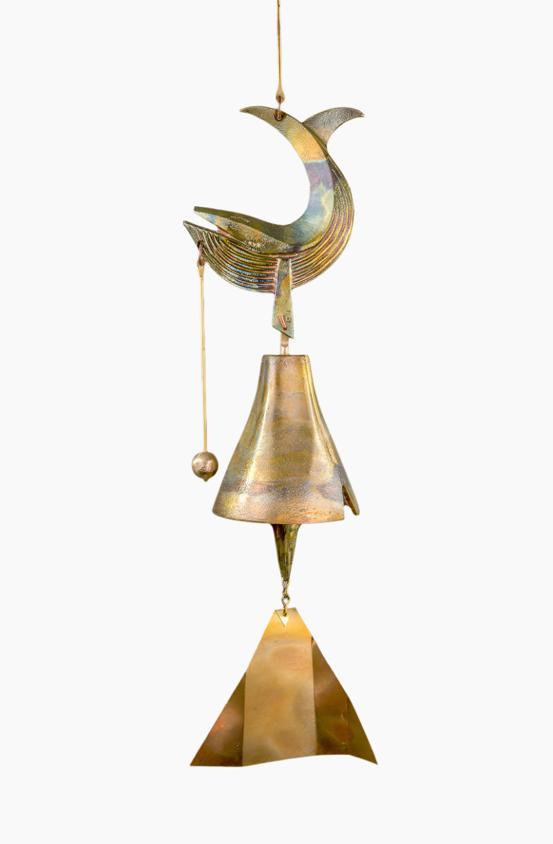 #185SW - Save the Whale Bronze Windbell
