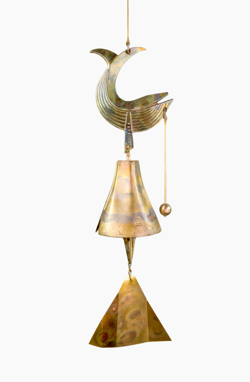 #185SW - Save the Whale Bronze Windbell