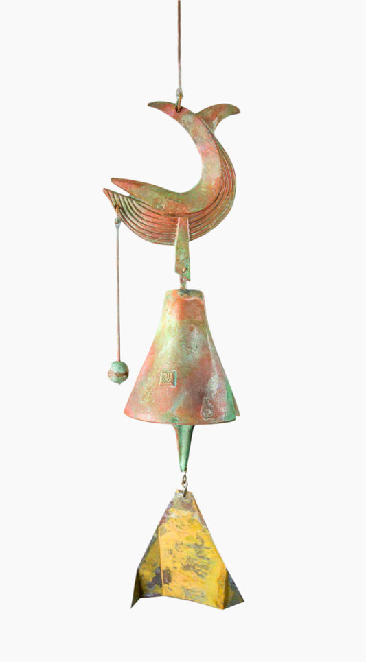 #185SW - Save the Whale Bronze Windbell