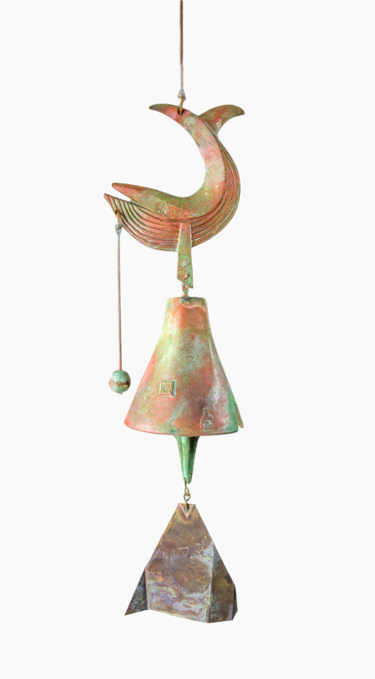 #185SW - Save the Whale Bronze Windbell