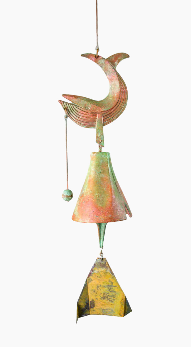 #185SW - Save the Whale Bronze Windbell