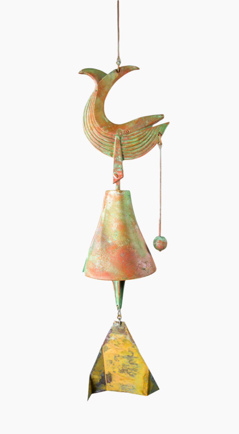 #185SW - Save the Whale Bronze Windbell