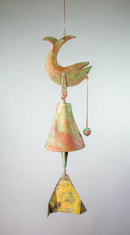 #185SW - Save the Whale Bronze Windbell