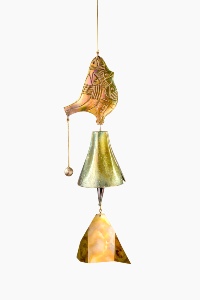 #185WL - Water is Life Bronze Windbell