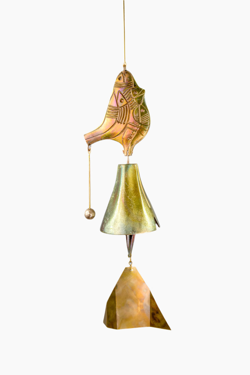 #185WL - Water is Life Bronze Windbell