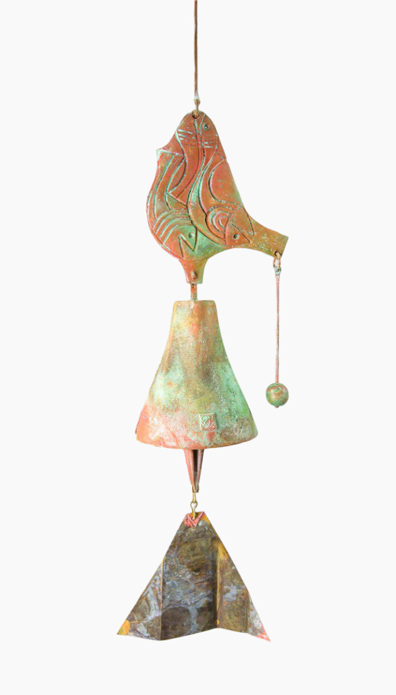 #185WL - Water is Life Bronze Windbell