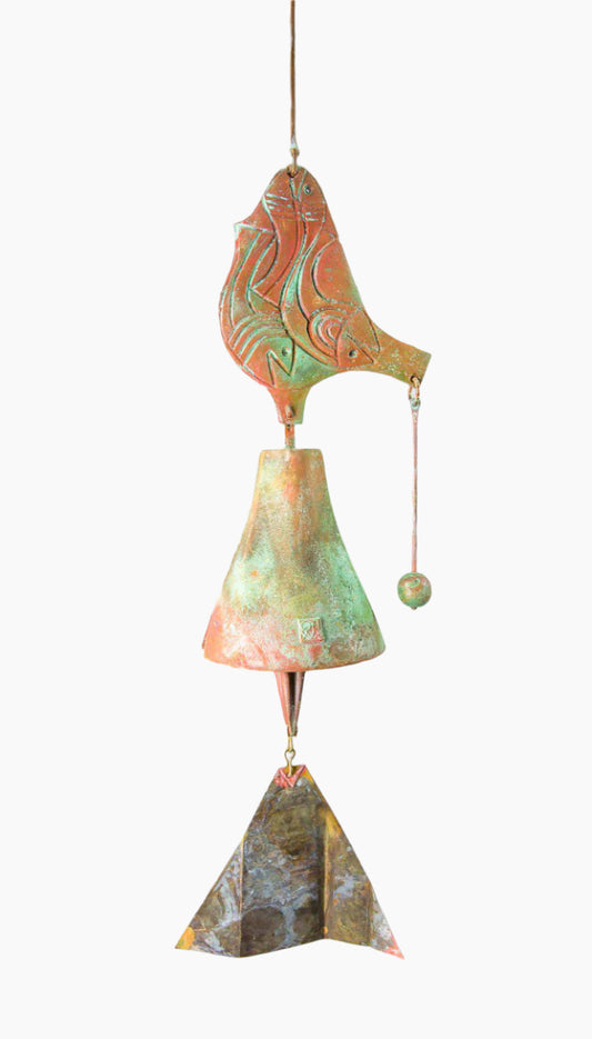 #185WL - Water is Life Bronze Windbell