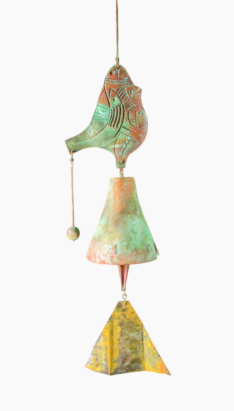 #185WL - Water is Life Bronze Windbell