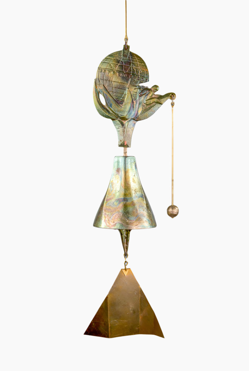 #190EB - Earth Bell Bronze Windbell