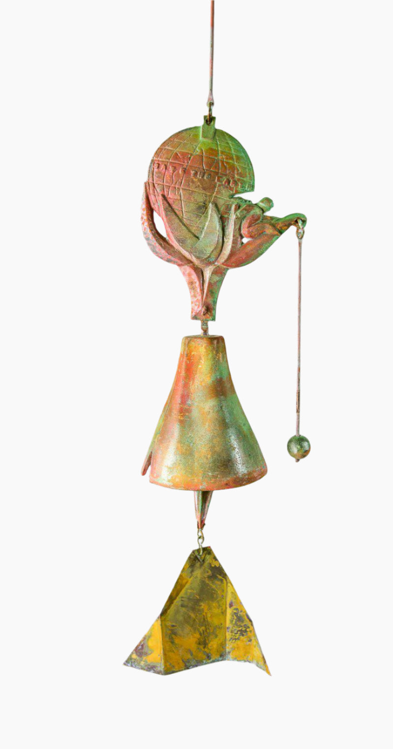 #190EB - Earth Bell Bronze Windbell