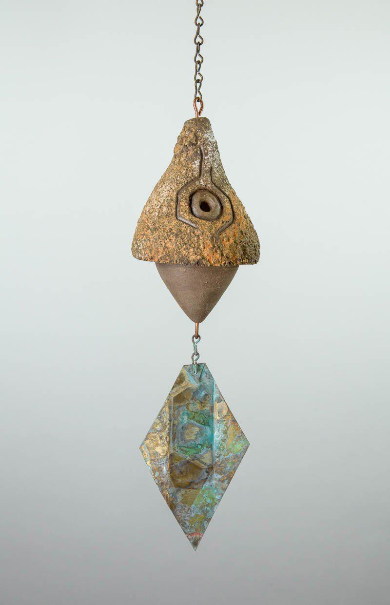 asymmetrically cone-shaped wind bell
