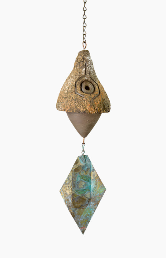 asymmetrically cone-shaped wind bell