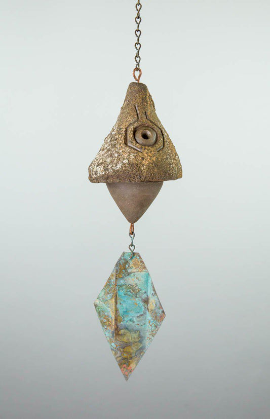 asymmetrically cone-shaped wind bell