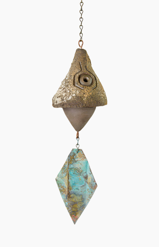 asymmetrically cone-shaped wind bell