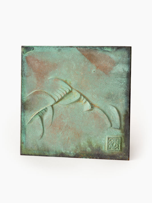 #325 Large Bronze Tile