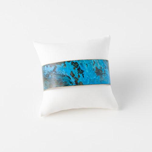 1" Brass Cuff - Desert Night Blue - Cosanti