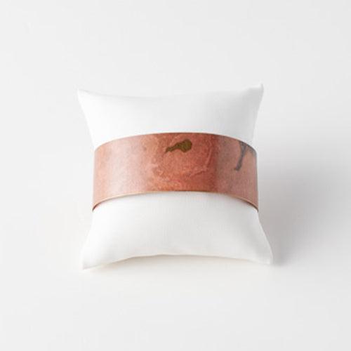 1" Brass Cuff - Sunset Pink - Cosanti